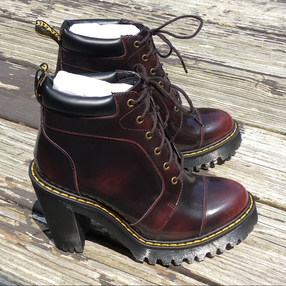 New Dr Martens Averil Heeled Boots 